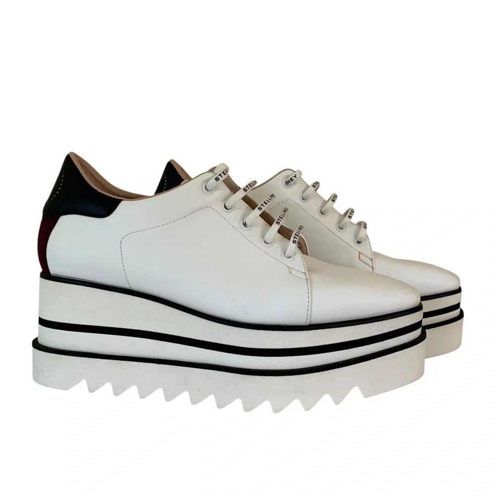 Stella McCartney White “Elyse” Sneakers - Picture 6 of 15